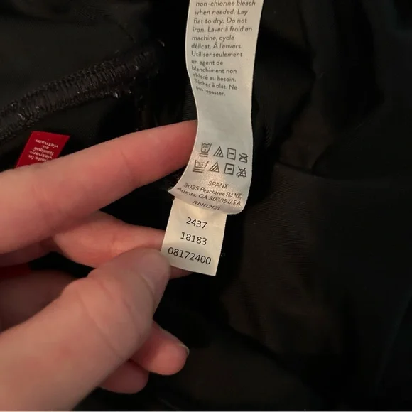 Spanx Black Faux Leather Leggings - Picture 3 of 7